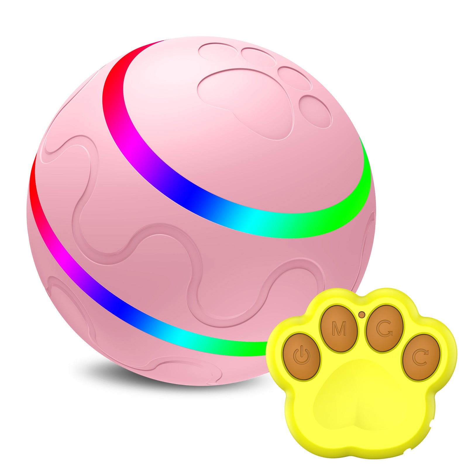 Intelligent Self-Rotating Cat Ball