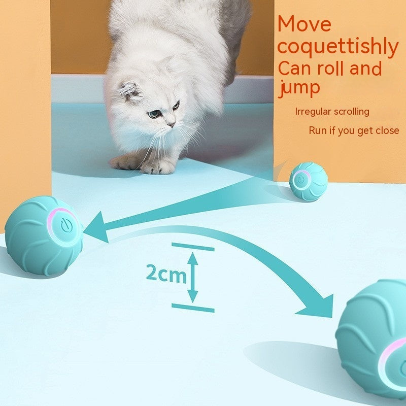 Automatic Rolling Cat Toy Ball