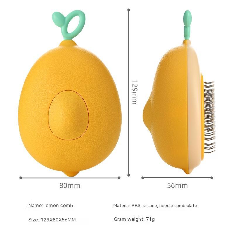 Avocado-Shaped Pet Grooming Brush