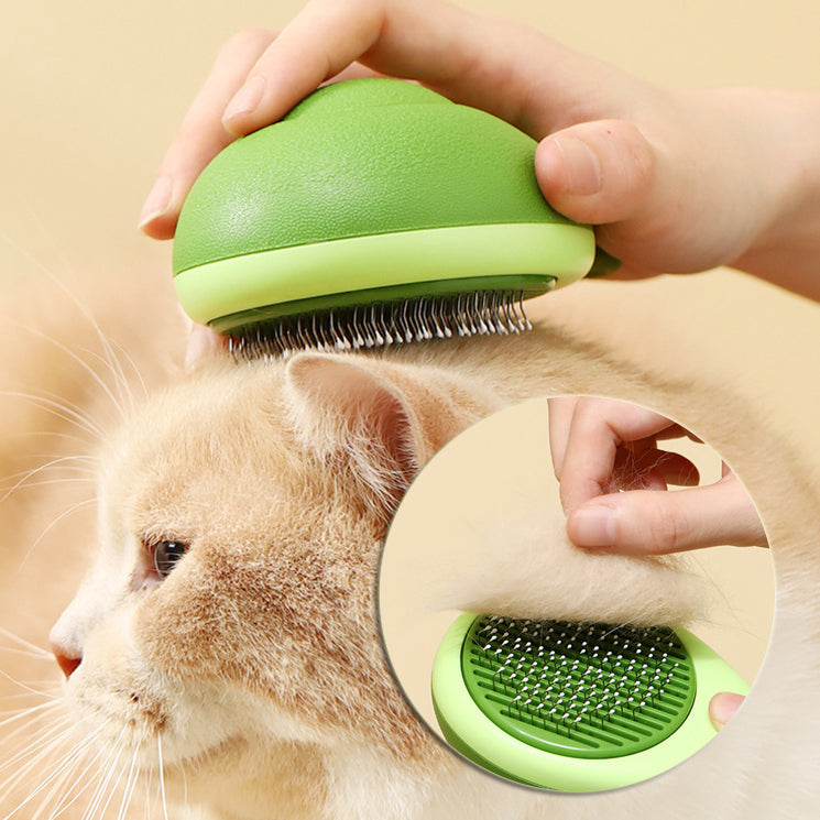 Avocado-Shaped Pet Grooming Brush
