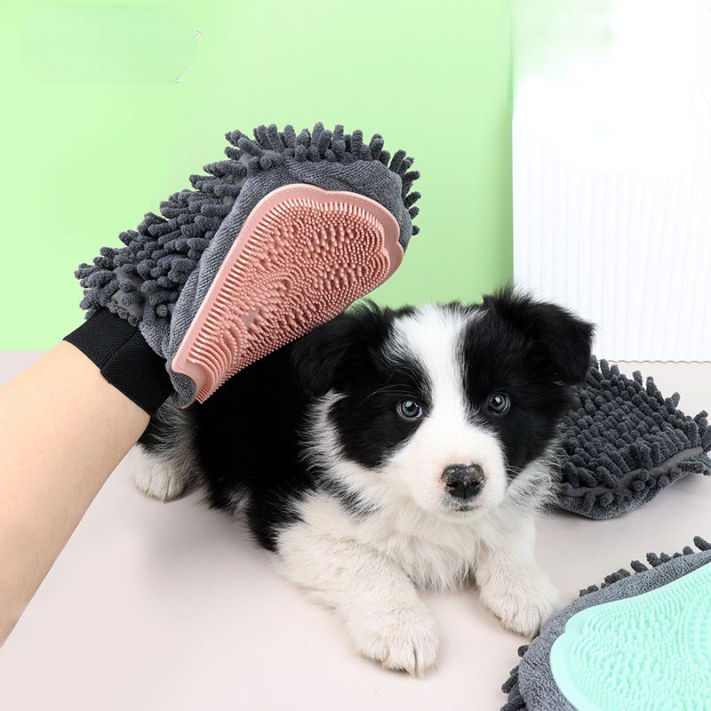 2-in-1 Pet Grooming & Bathing Brush