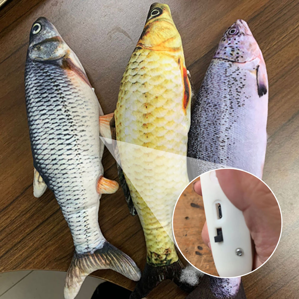 Electric Jumping Fish Cat Toy