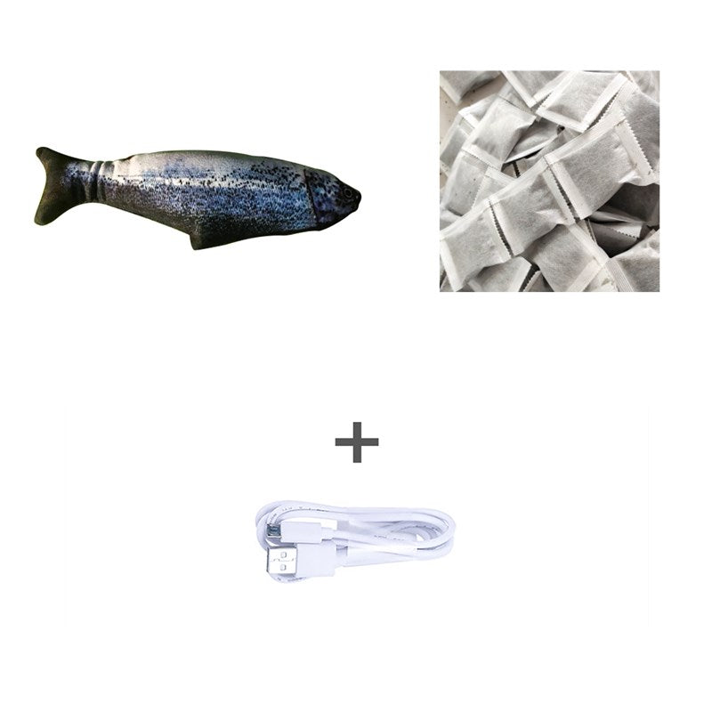 Electric Jumping Fish Cat Toy