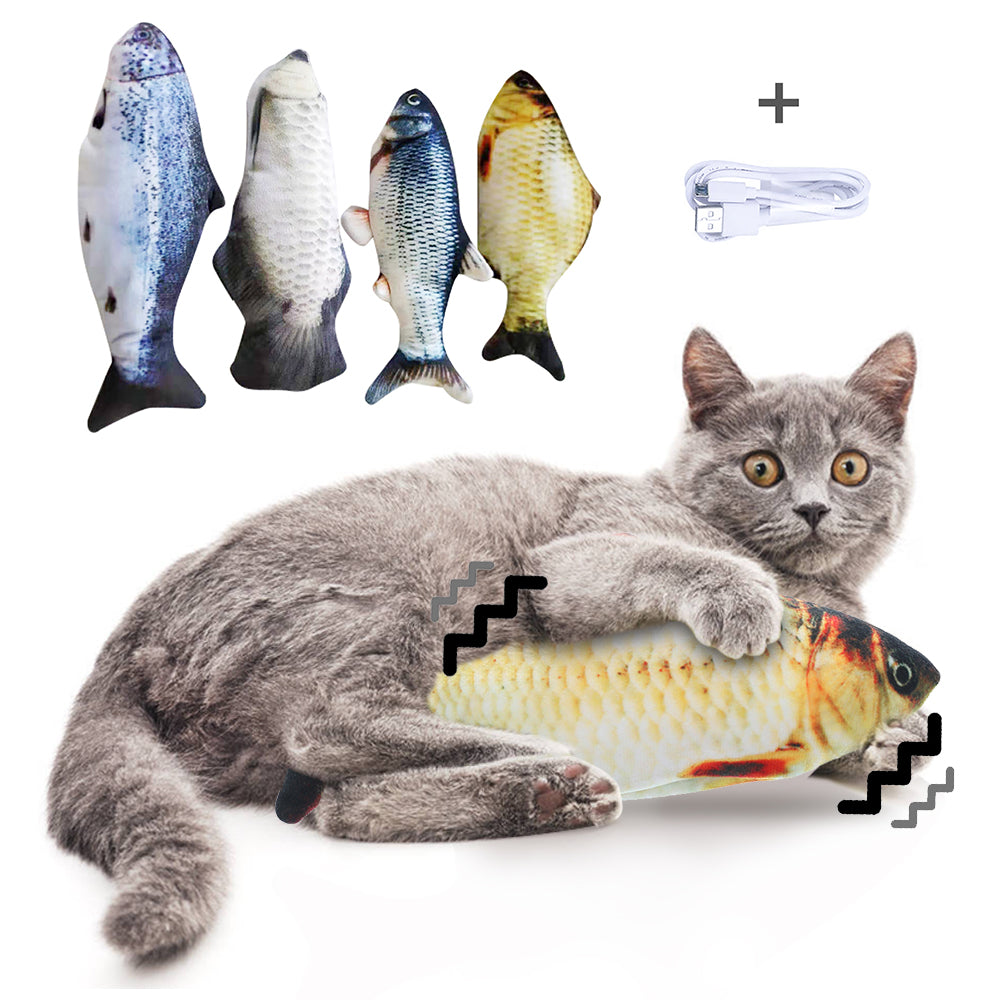 Electric Jumping Fish Cat Toy
