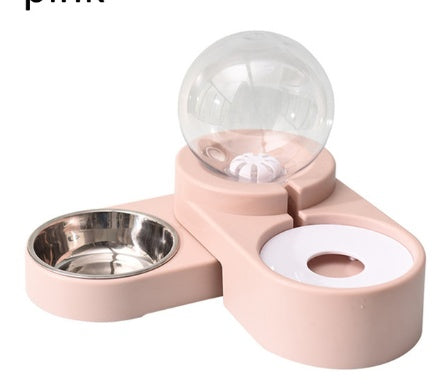 Ball-Type Automatic Water Refill Dog Bowl