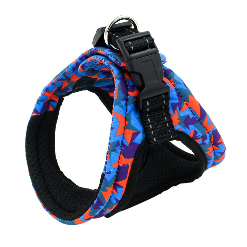Reflective Dog Harness & Chest Strap Set