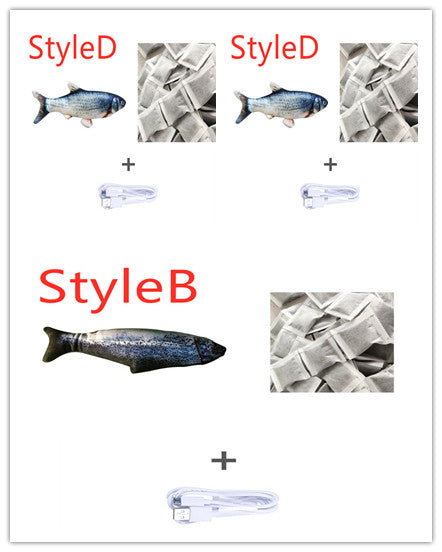 Electric Jumping Fish Cat Toy