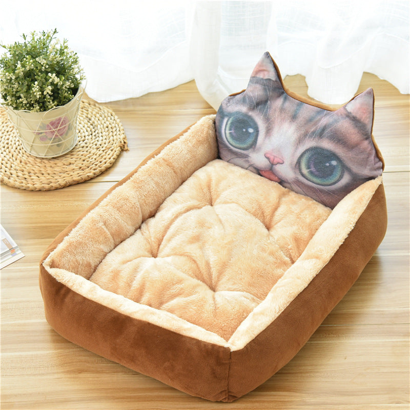 Large Plush Pet Bed