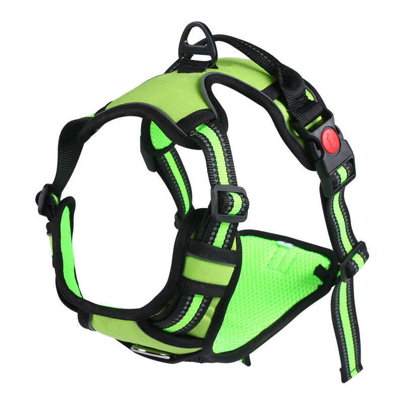 Reflective Oxford Cloth Dog Harness & Leash Set