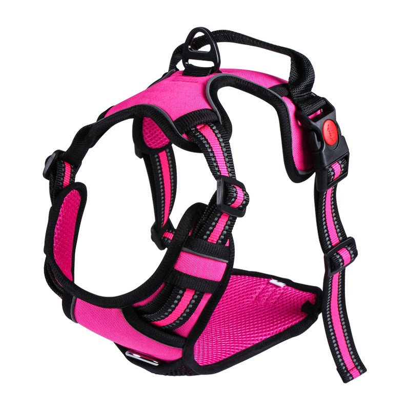 Reflective Oxford Cloth Dog Harness & Leash Set