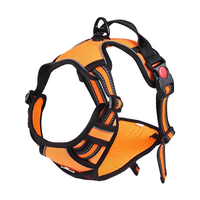 Reflective Oxford Cloth Dog Harness & Leash Set