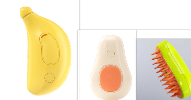 3-in-1 Steam Grooming Brush for Cats & Dogs