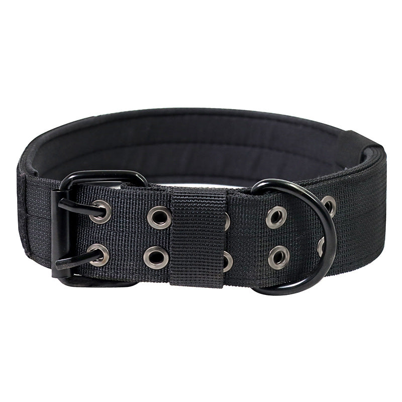 Military-Style Adjustable Dog Collar