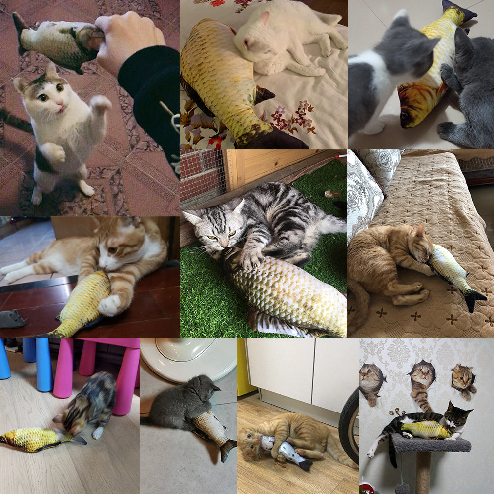 Electric Jumping Fish Cat Toy