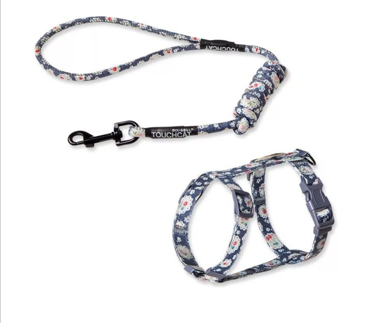 Adjustable Nylon Cat Harness & Leash Set