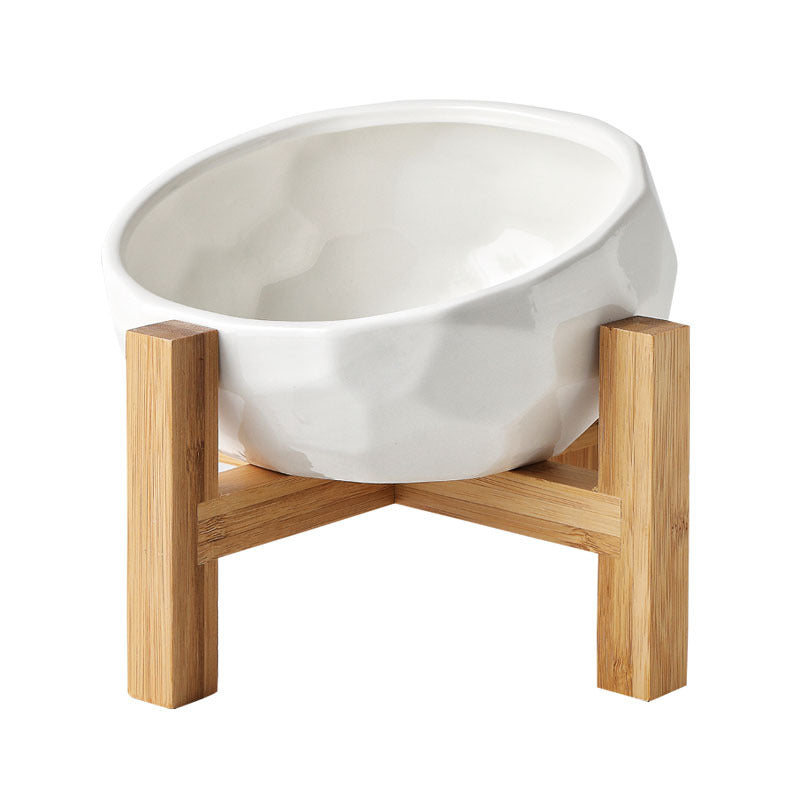 Oblique-Mouth Pet Bowl