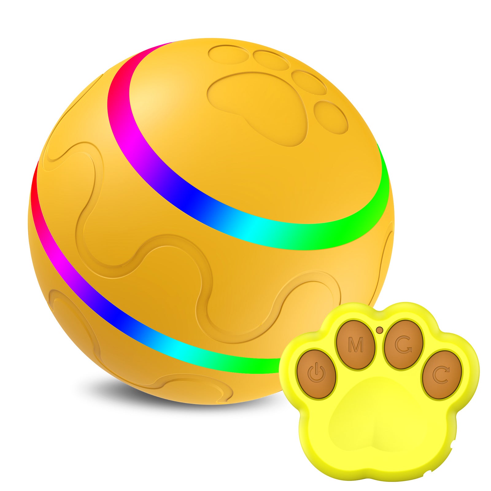 Intelligent Self-Rotating Cat Ball
