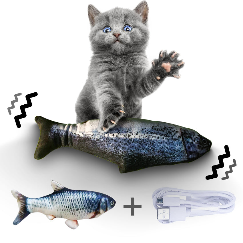 Electric Jumping Fish Cat Toy