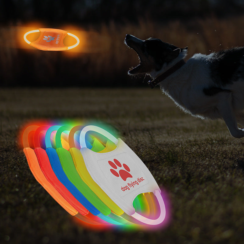 LED Glowing Dog Flying Disc
