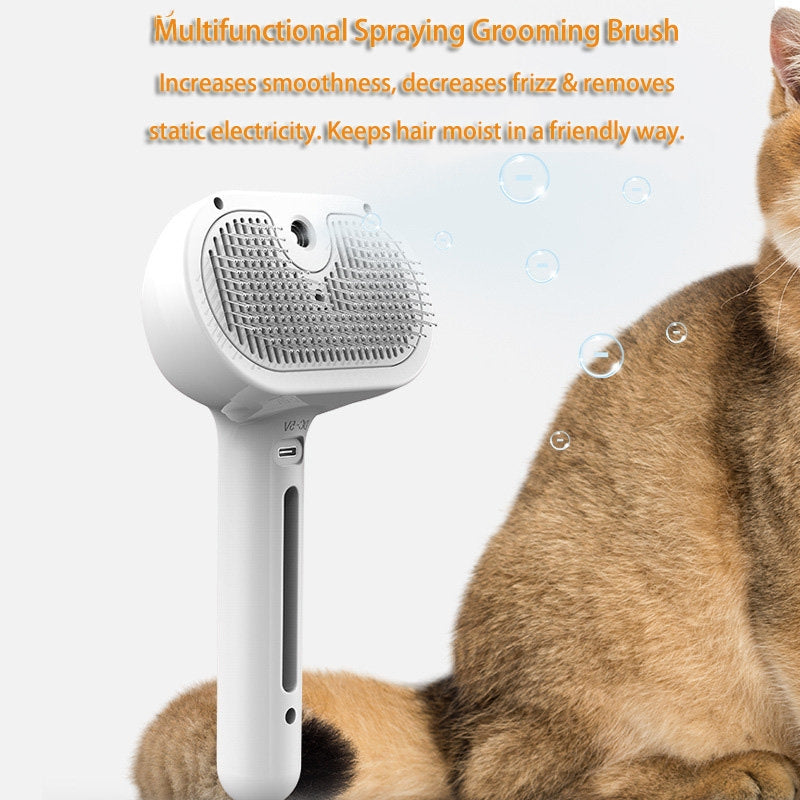 Self-Cleaning Pet Grooming Comb