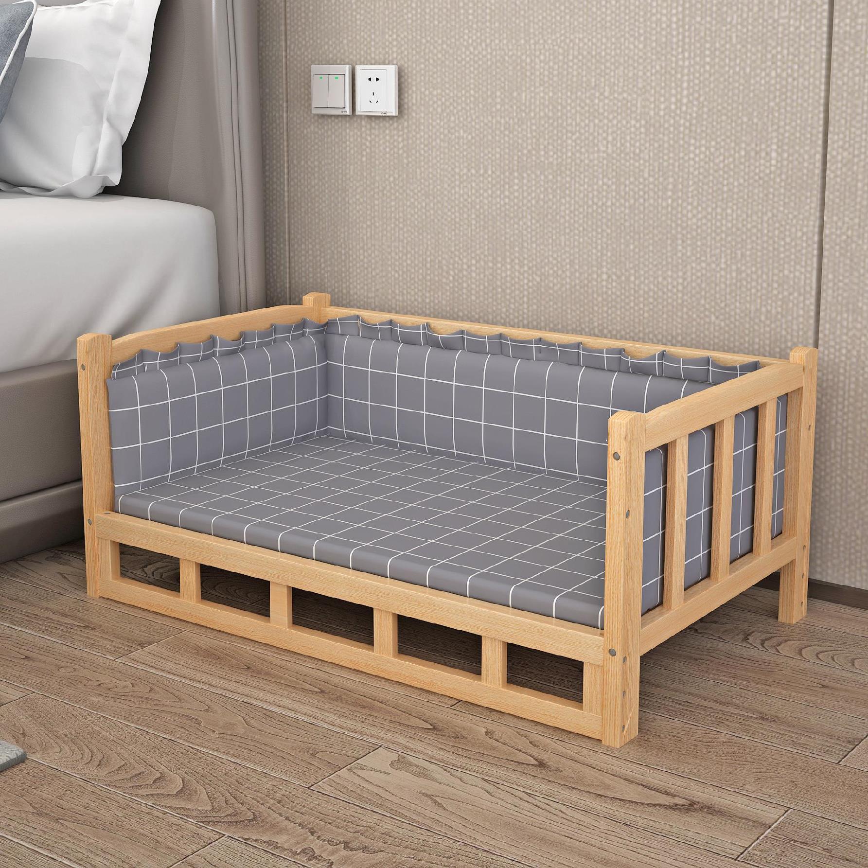 Summer Wooden Pet Bed