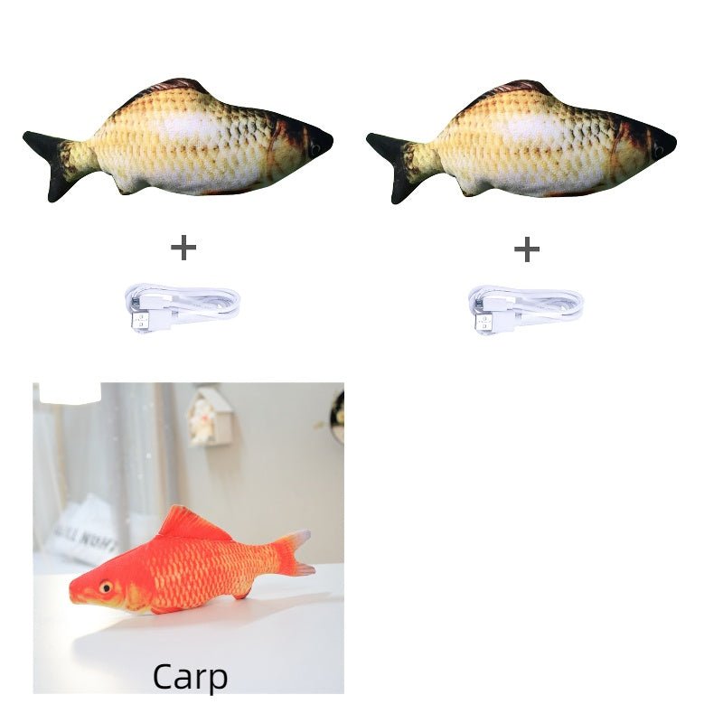 Electric Jumping Fish Cat Toy