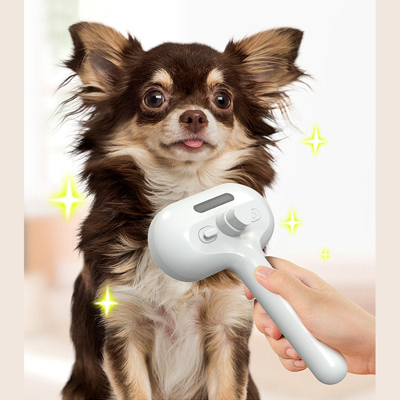 Self-Cleaning Pet Grooming Comb