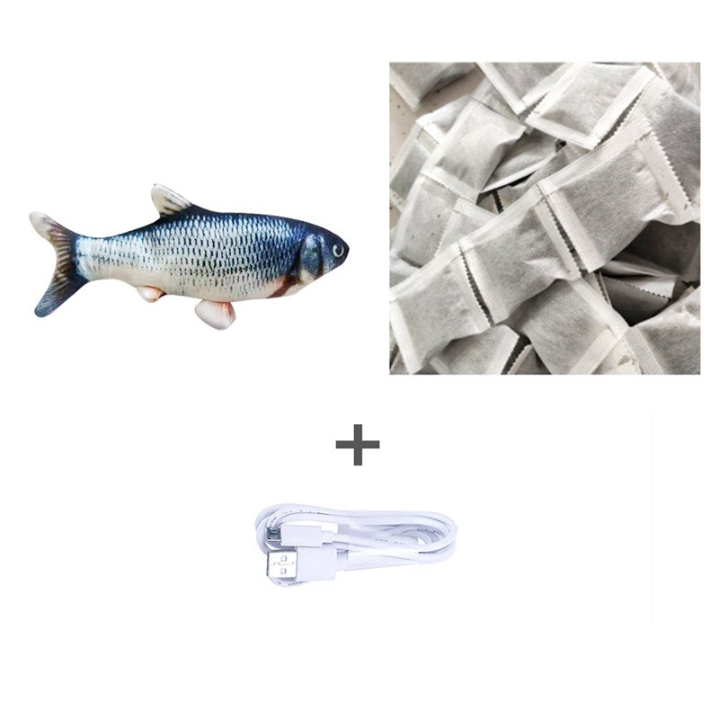 Electric Jumping Fish Cat Toy