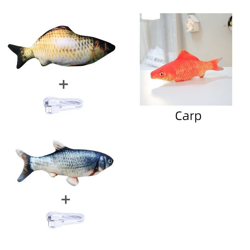 Electric Jumping Fish Cat Toy