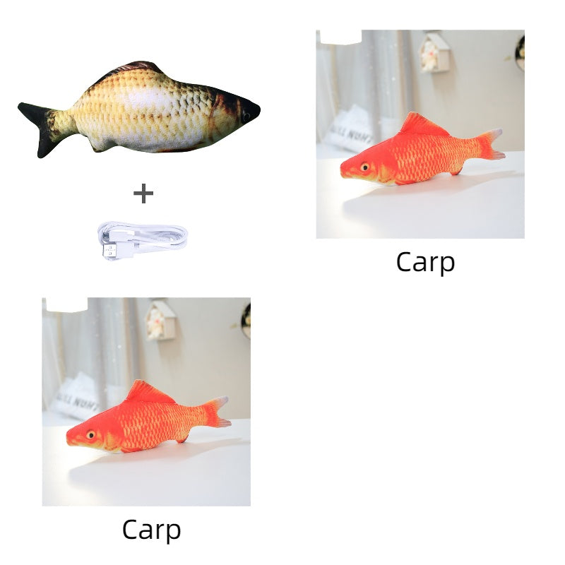 Electric Jumping Fish Cat Toy