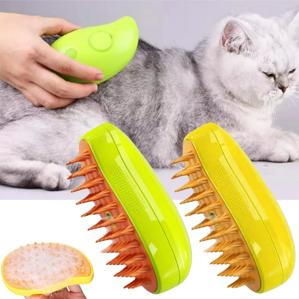 3-in-1 Electric Pet Grooming Brush
