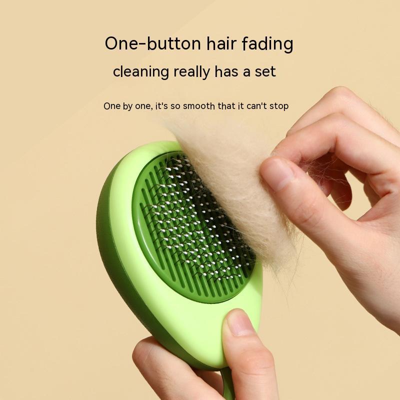 Avocado-Shaped Pet Grooming Brush
