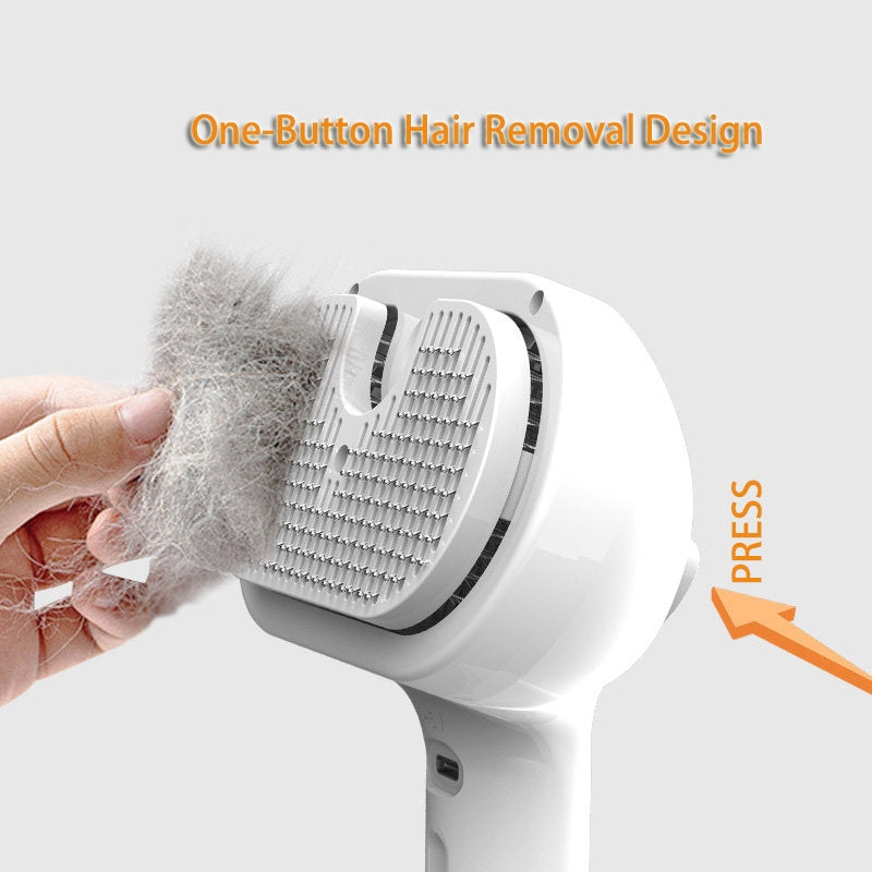 Self-Cleaning Pet Grooming Comb