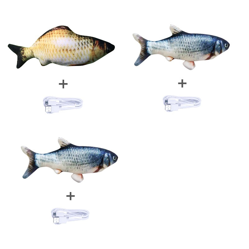 Electric Jumping Fish Cat Toy