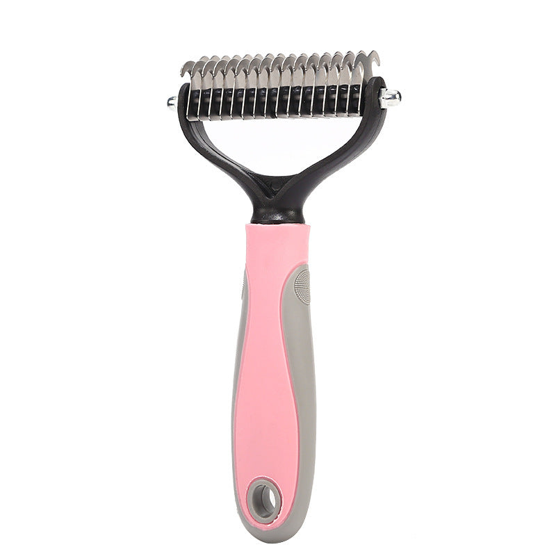 Double-Sided Stainless Steel Pet Brush