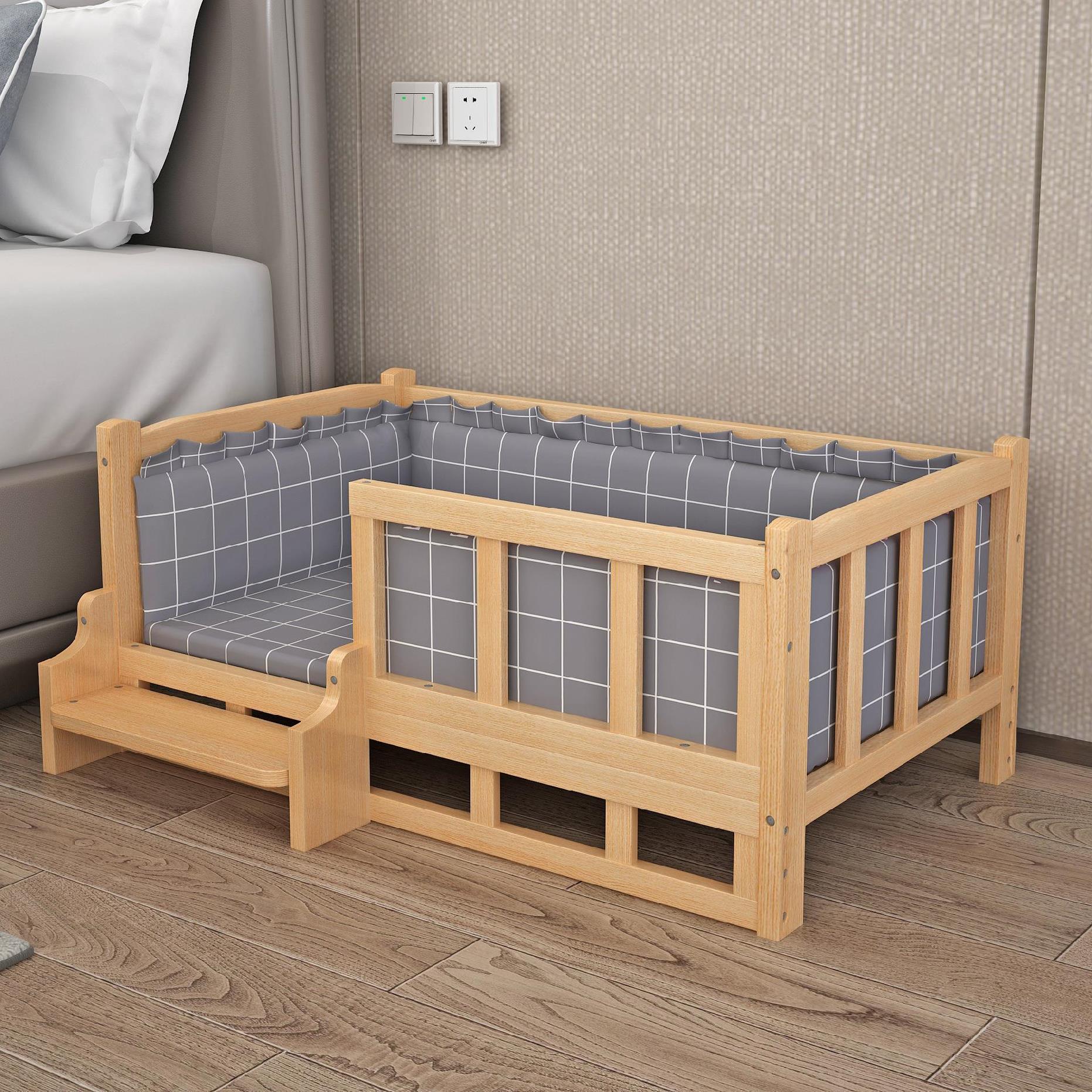 Summer Wooden Pet Bed