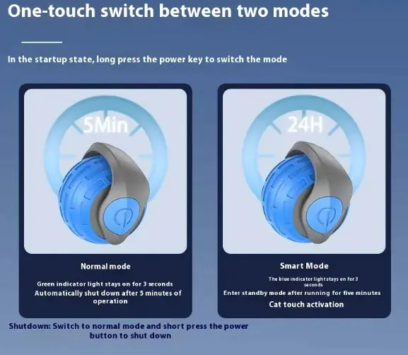 Speedy Tail Interactive Cat Toy Ball