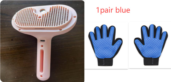 Self-Cleaning Pet Grooming Comb