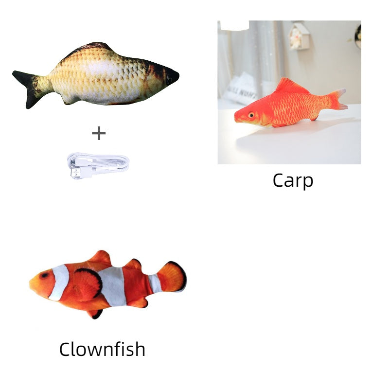 Electric Jumping Fish Cat Toy