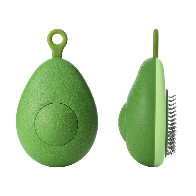 Avocado-Shaped Pet Grooming Brush