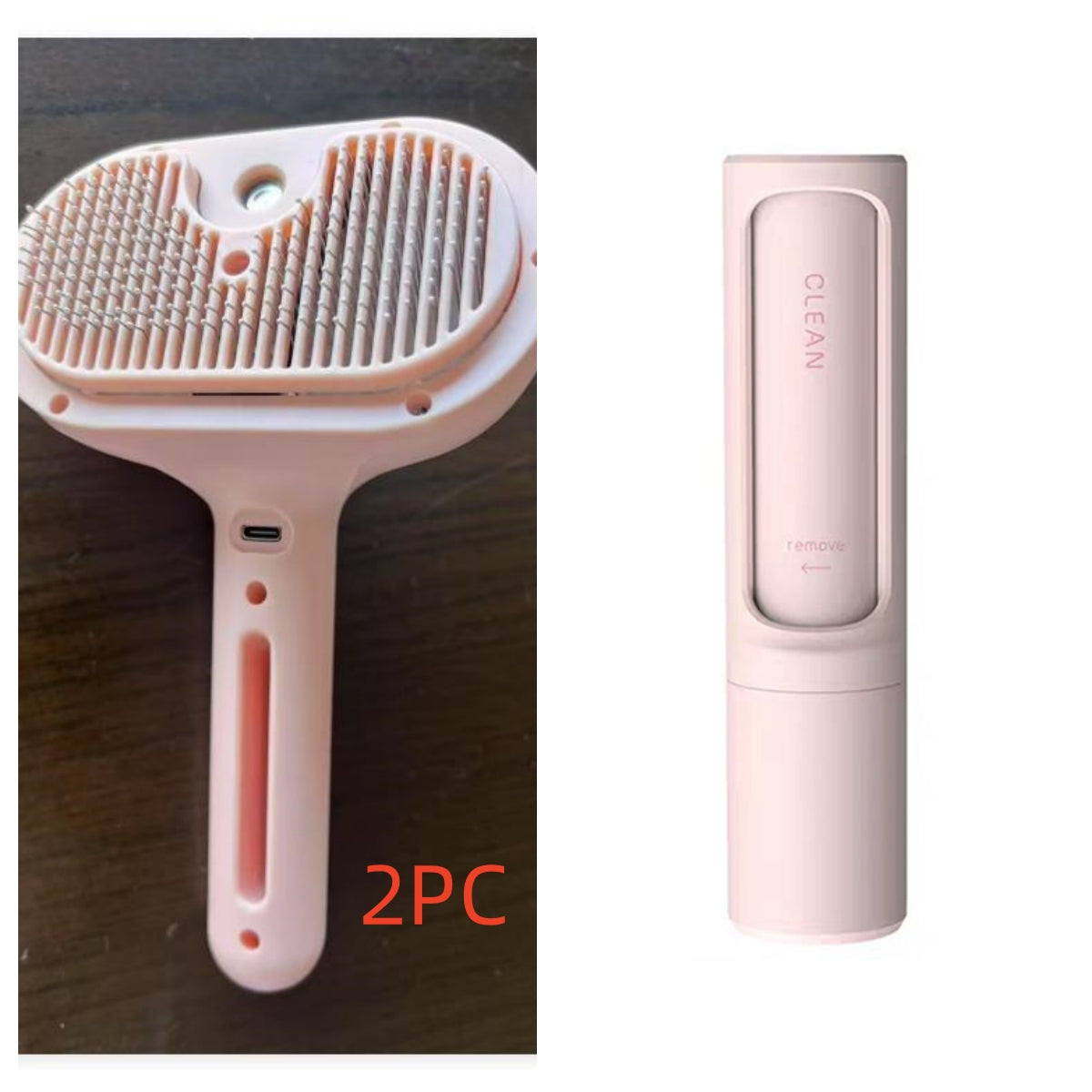 Self-Cleaning Pet Grooming Comb