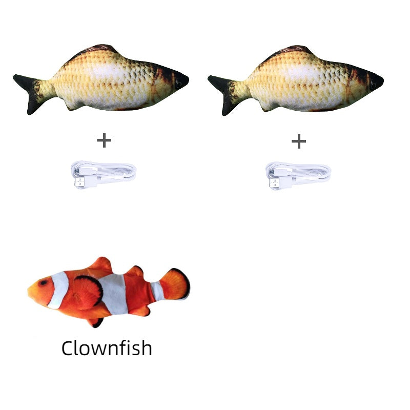 Electric Jumping Fish Cat Toy