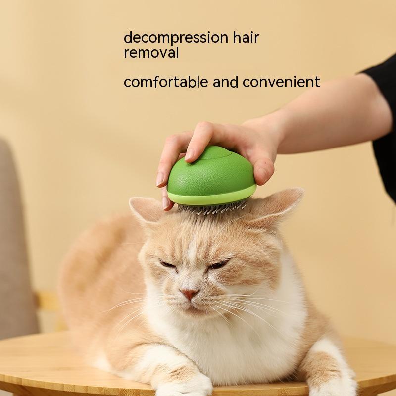 Avocado-Shaped Pet Grooming Brush