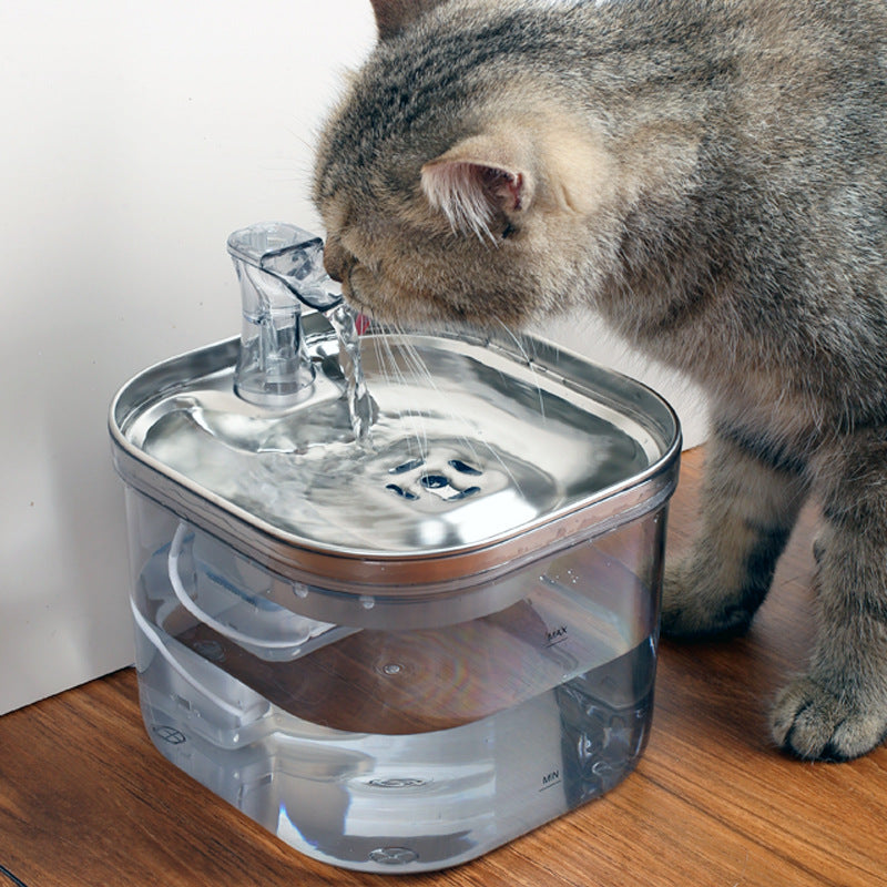 Pet Stainless Steel Automatic Circulation Water Dispenser