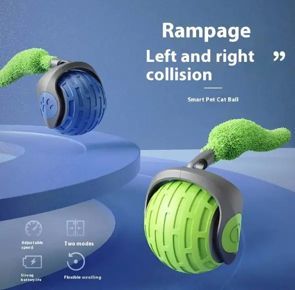 Speedy Tail Interactive Cat Toy Ball